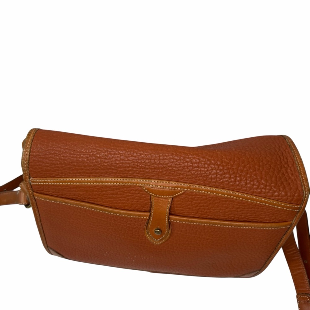Dooney & Bourke Vintage Brown Leather Crossbody - Picture 8 of 11